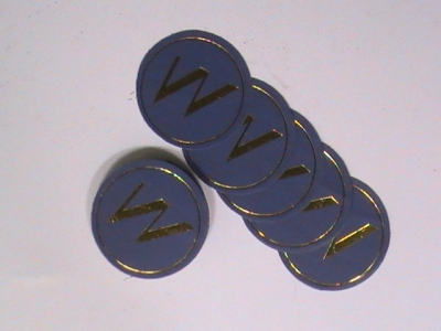 circle stickers gold ipod sticker