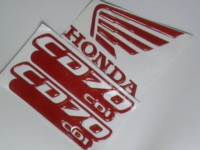 Honda Motorcycle Stickers printed by AStickerPrinting