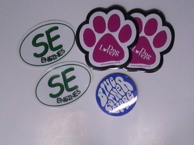 Octagon Auto Stickers