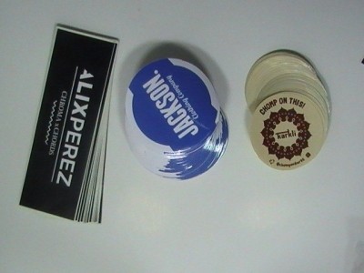 Round Auto Stickers
