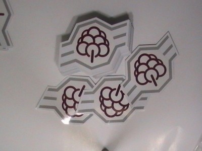 Octagon Band Stickers