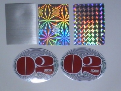 Hexogen Foil Stickers