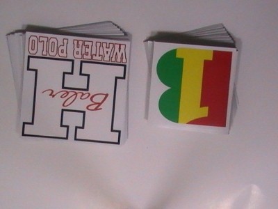 Square Helmet Stickers