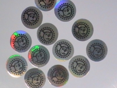 Round Laptop Stickers