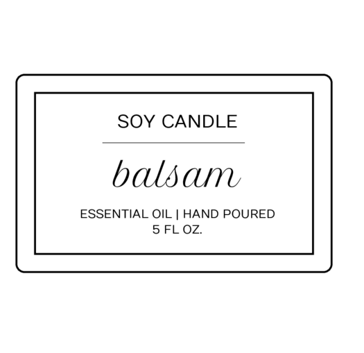 Rectangular Candle Labels