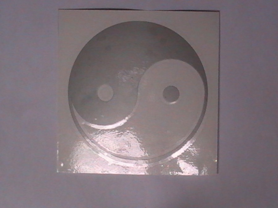 Round Letter Cut Stickers