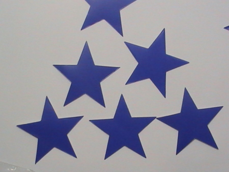 Die Cut White Vinyl Stickers