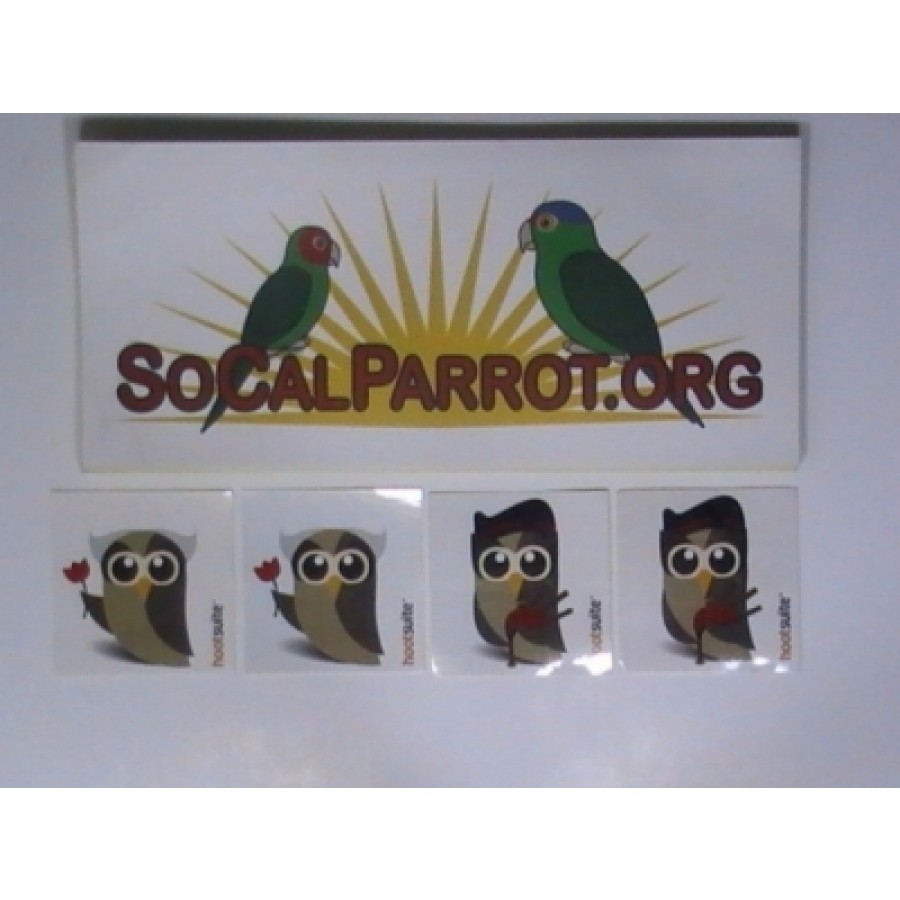 Square Wedding Stickers