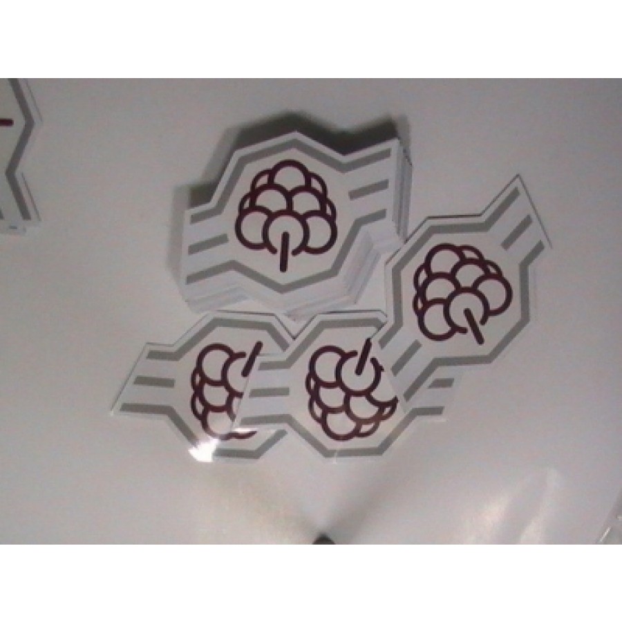 Octagon Band Stickers