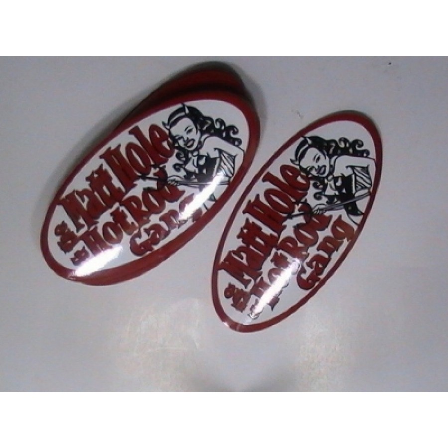 Oval Laptop Stickers