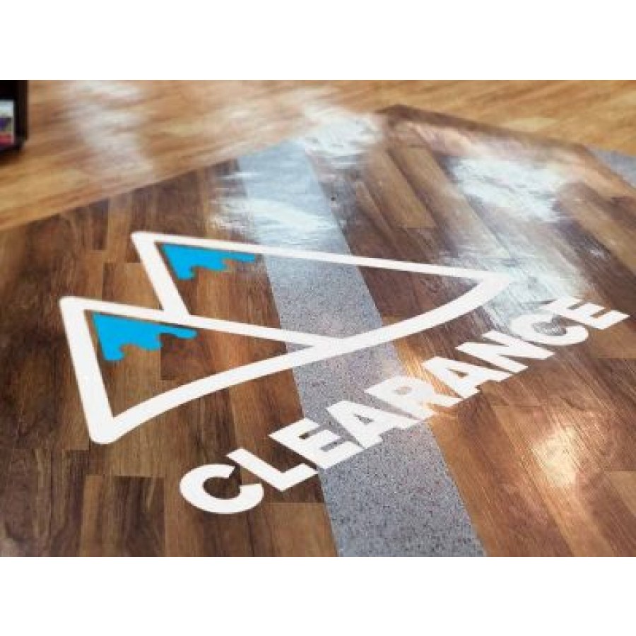 Custom vinyl floor stickers
