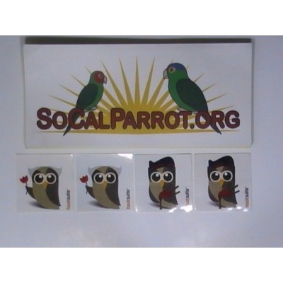 Square Wedding Stickers