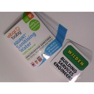 Personalized White Vinyl Stickers