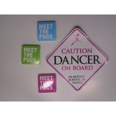 Square Bumper Stickers