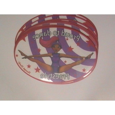 Oval Clear Vinyl Stickers