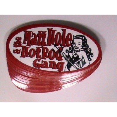 Oval Band Stickers