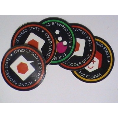 Round Bike Stickers