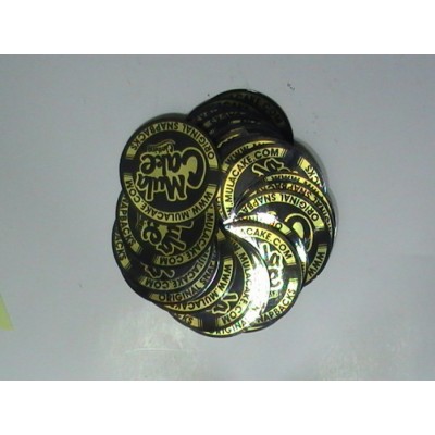 Die Cut Metallic Stickers