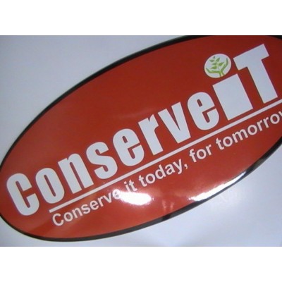Oval Car Stickers