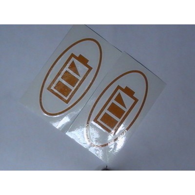 Oval Letter Cut Stickers