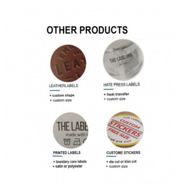 Round Woven Labels