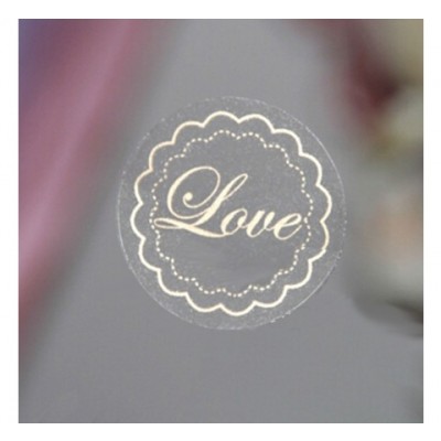 Round Clear Labels
