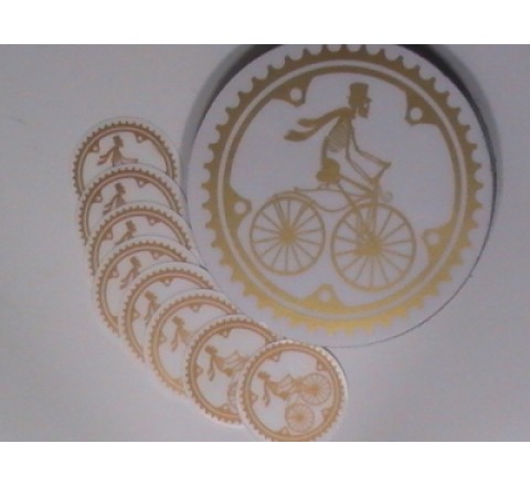 Round Clear Vinyl Stickers