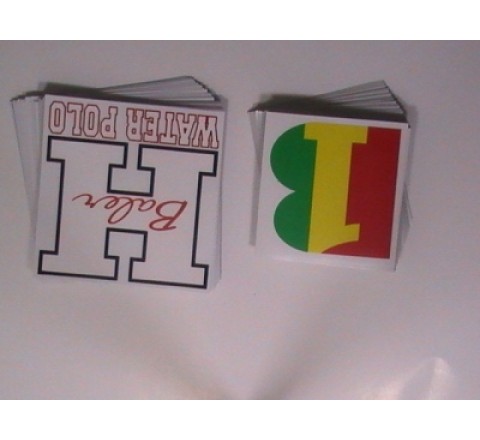 Square Helmet Stickers